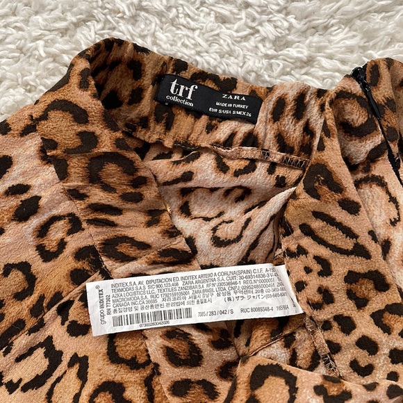 Zara Leopard Midi Skirt - Picture 4 of 5